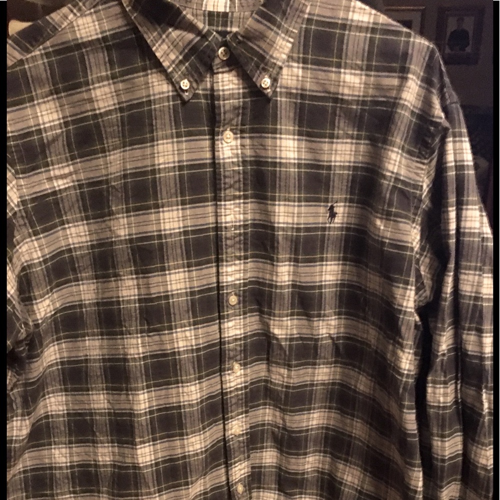 Ralph-Lauren Men’s Plaid Shirt size XXL Pre-Owned